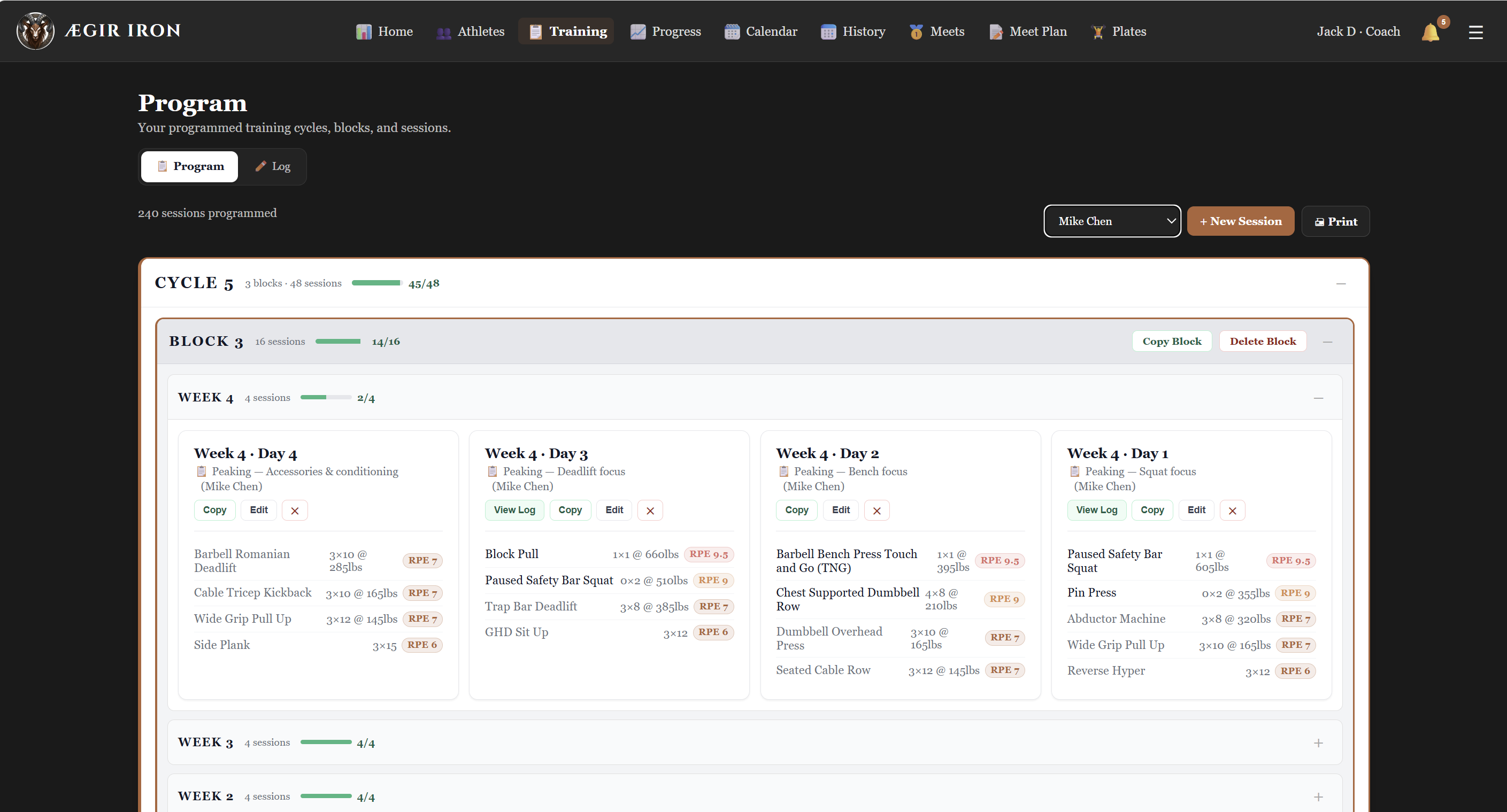 Program builder